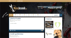 Desktop Screenshot of menujesenik.cz
