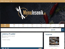 Tablet Screenshot of menujesenik.cz